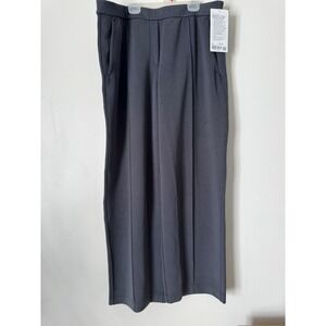 NEW‎ Lululemon Softstreme Pintuck Mid-Rise Pant Size XL Reg 31.5" Charcoal Black